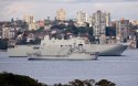 AU Tobruk and Canberra in Sydney Harbour.jpg