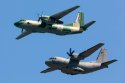 Romanian C-27J Spartan and Slovakian AN-26 aircrafts in formation.jpg