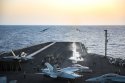 Super Hornets launch from the flight deck of USS HARRYS TRUMAN ..jpg