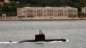 Turkish Gür Class (Mod-209 Type1400) sub on the Bosphorus heading north towards the BlackSea - 2.jpg