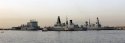 Gibraltar's Naval Base this morning. RFA Mounts Bay, HMS Diamond + HMS Daring.jpg