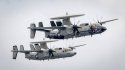 E-2C Hawkeye AEWC aircraft of VAW-113 whipping off  CARL VINSON in the Pacific Feb 9 - 3.jpg