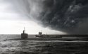 USN Approaching storm...Ohio class pursued by a squall line....jpg