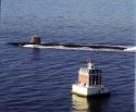 USS Jimmy Carter (SSN 23) passing New London Ledge Lighthouse.....jpg