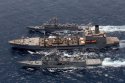 HMAS Newcastle joins cousin for replenishment .jpg