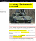 British Army’s new Ajax tanks make troops sick - TIMES 20210602.png