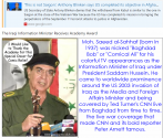 Mohammad Saeed al-Sahhaf (born in 1937) nicked Baghdad Bob or Comical Ali in 2003 US Invasion ...png