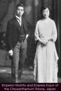 Emperor Hirohito and Empress Kojun of the Chrysanthemum Throne, Japan.png